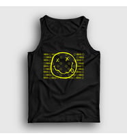 Presmono Unisex Siyah Logos Nirvana Atlet 99633tt