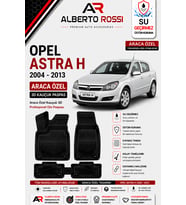 OPEL ASTRA H 2004 - 2013 Araca Özel Kauçuk 3D Profesyonel Oto Paspası