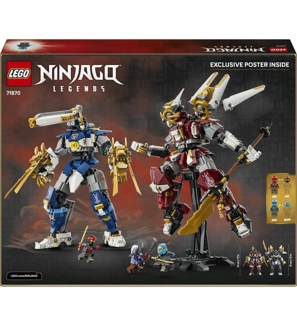 LEGO Ninjago 71870 İkiz Titan Robotları (1707 Parça)
