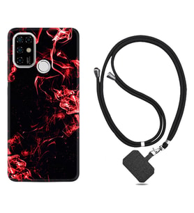 Casper E30 F20 X20 Kılıf Boyun Askılı Silikon Red Smoke 1745