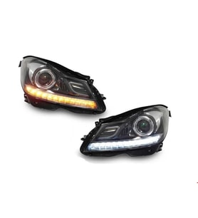 MERCEDES - ÖN FAR SET ( HOLOJENİ-XENONA ÇEVİRME ) W204 2011-