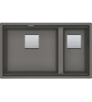 FRANKE Kubus 2 KNG 120 Stone Grey Tezgah Altı Granit Eviye