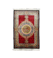 Saf İpek Makina Halı Ebat: (100 x 150) cm