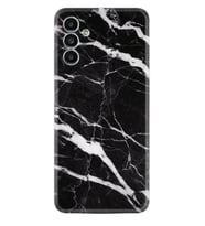 Samsung A23 A31 A32 A50 A51 A52 A53 A70 Kılıf Desenli Silikon Siyah Şerit Mermer 1318