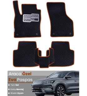 Byd Seal U Dm-i Uyumlu EVA Paspas Tam Set – Araca Özel Tasarım, Su Geçirmez, Hızlı ve Kolay Montaj