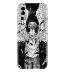 General Mobile Gm 23 Kılıf Resimli Desenli Silikon Platinium Series Angel 1883