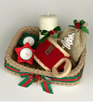 Ng Gifts El Emeği Örgü Sepette Yılbaşı Hediye Seti
