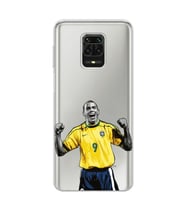 Redmi Note 9 Pro / 9s Uyumlu Ronaldo Nazario Futbol Tasarımlı Şeffaf Telefon Kılıfı