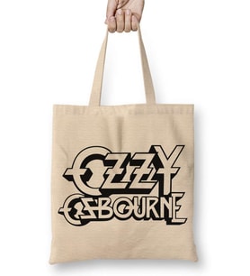 Ozzy Ozbourne Logo Bez Çanta Uzun Saplı