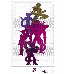 The Forms of Freeza Dragon Ball Puzzle 240 Parça Yapboz
