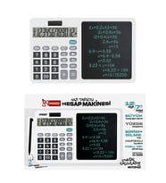MİKRO CL-8455 2 TABLET KALEMLİ YAZI 7 INCH TABLETLİ HESAP MAKİNESİ BEYAZ