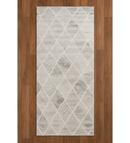 Sultan Erva Beyaz - Bej Modern Akrilik Makine Dokuma Salon Halısı - 4206