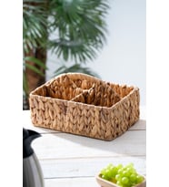 Wicker Hasır Kaşıklık Düzenleyici - 30 cm