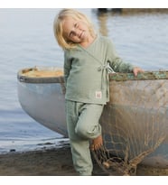 Müslin Bebek Takımı Bağcıklı Model