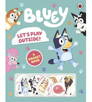 Bluey: Let'S Play Outside!: Magnet Book (Krem)