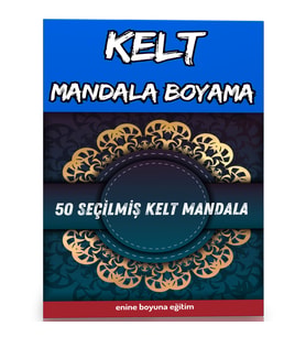Kelt Mandala Boyama Kitabı (50 Seçilmiş Kelt Mandalası)