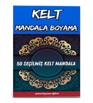 Kelt Mandala Boyama Kitabı (50 Seçilmiş Kelt Mandalası)