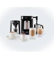 Karaca Hatır Barista Steel Cappuccino ve Türk Kahve Makinesi Rosegold