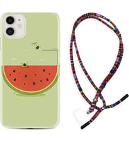 Apple iPhone 11 12 13 Mini Kılıf Boyun Asklı Rasta Silikon Woohoo 1373