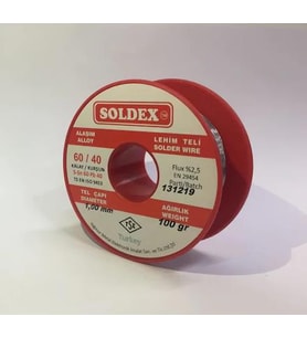 SOLDEX 1.00 MM 100 GR.LEHİM ATMA TELİ