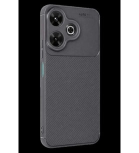 Redmi 13 4G Kılıf Auto Focus Karbon Kapak - Gri