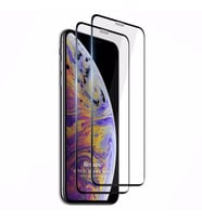 Microsonic Apple iPhone XS Max Crystal Seramik Nano Ekran Koruyucu Siyah (2 Adet)