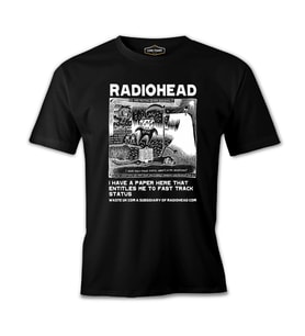Radiohead - DNA Breeding Siyah Erkek Tshirt