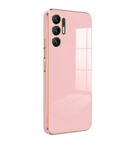 Microsonic TECNO Pova 3 Kılıf Olive Plated Siyah (Pembe)
