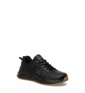 Kinetix Bran Pu Siyah Erkek Günlük Sneaker Ayakkabı (Siyah-Camel)