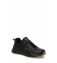 Kinetix Bran Pu Siyah Erkek Günlük Sneaker Ayakkabı (Siyah-Camel)