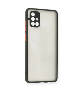 Samsung Galaxy A71 Kılıf Montreal Silikon Kapak - Siyah