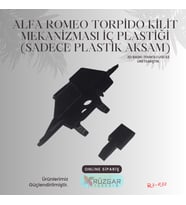 ALFA ROMEO TORPİDO KİLİT MEKANİZMASI İÇ PLASTİĞİ (SADECE PLASTİK AKSAM) (Siyah)