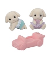 Çiçekli Kedi İkiz 5737