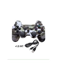 Ps3 Dual-shock Gamepad Yeni Nesil Kol Desenli Controller Oyun Kolu PS3 + PC + 1.5 MT Şarj Kablosu