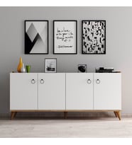 Modern Konsol Beyaz - Çam  - KSL0103