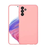 Coverzone Samsung Galaxy A04S ?le Uyumlu K?l?f Z-Mara Lansman Vieri Tam Koruma Arka Kapak Kamera Koruma �?k?nt?l? P�r�zs�z Y�zey Pembe