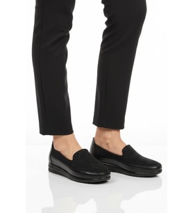 Ayakmod Siyah Jel Taban Anatomik Kadın Casual Ayakkabı 231-S Z