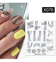 Su transferli nail art sticker X076 (50127-34)