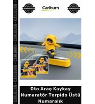 #Numaratör Hareketli Kayan Figür Kaykay Oto Araç Kaykay Numaratör Torpido Üstü Numaralık