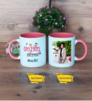 Özel Eğitim Öğretmeni Kupa Bardak Pembe Fotoğraflı Öğretmenler Günü Hediyesi