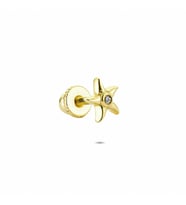 Glorria Altın Deniz Yıldızı Helix Piercing