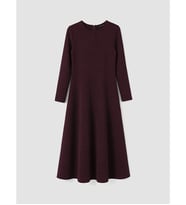 LCW Modest Kahverengi Soft Touch A Kesim Elbise