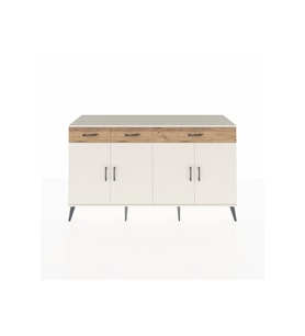 Hyperion Konsol 4 Raflı 3 Çekmeceli 4 Kapaklı 176x44x99 Aytaşı-Aytaşı/Çam