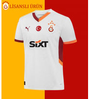 Galatasaray Lisanslı 24/25 5 Yıldız Beyaz Deplasman Forma