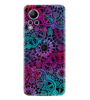 Infınix Note 12 Kılıf Silikon Desen Özel Seri Colurful Mandala 1667