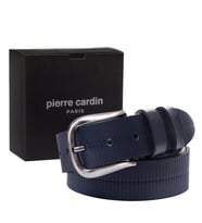 Pierre Cardin Deri Erkek Kemeri (En 4 cm)) PC4160 (Lacivert)