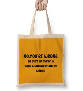 Sarcasm Funny Comment Quotes Gift - Sarcastic Women And Men Humorous Saying Bez Çanta Uzun Saplı