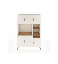 Hyperion Dolap 10 Raflı 6 Kapaklı 132x44x195 Aytaşı-Aytaşı/Çam