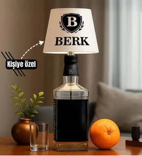 BK Gift Kişiye Özel İsimli Kablosuz 3 Renkli Led Beyaz Şişe Lambası-4, Ev Hediyesi, Arkadaşa Hediye, Sevgiliye Hediye