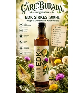 ÇareBurada - EDK Sirkesi 500 Ml (Enginar & Devedikeni & Karahindiba & Karabaş & Sarımsak)